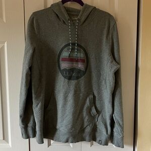 L.L. Bean Charcoal Hoodie for Men